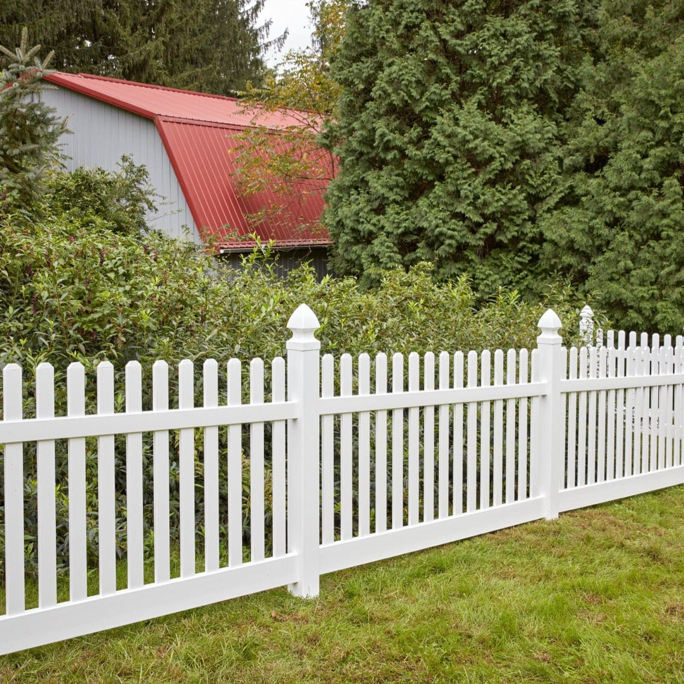 Silverbell Haven Series - Fence Panel - 4' x 8' - ActiveYards - White