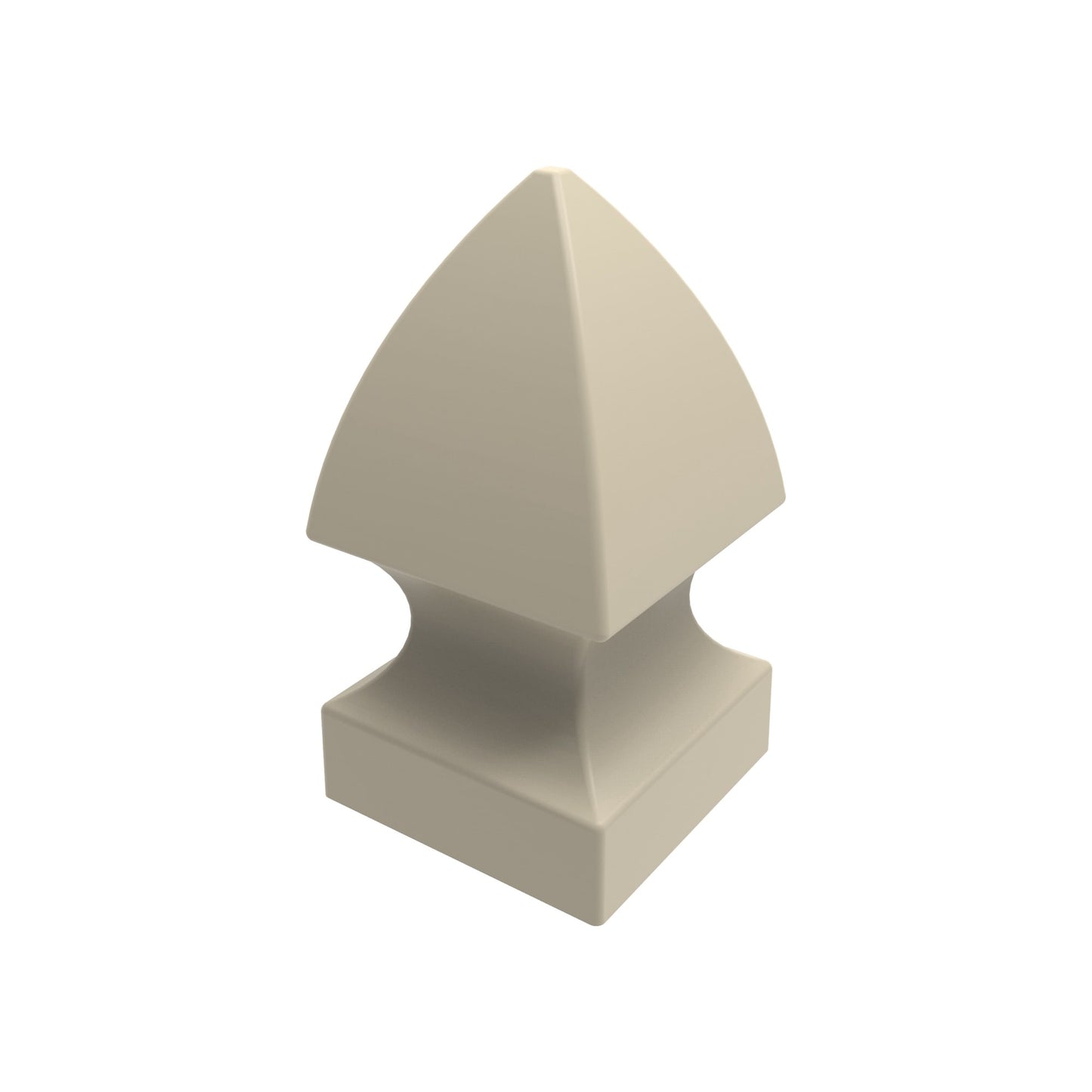 Gothic Post Cap - 5" x 5" - ActiveYards - Sand