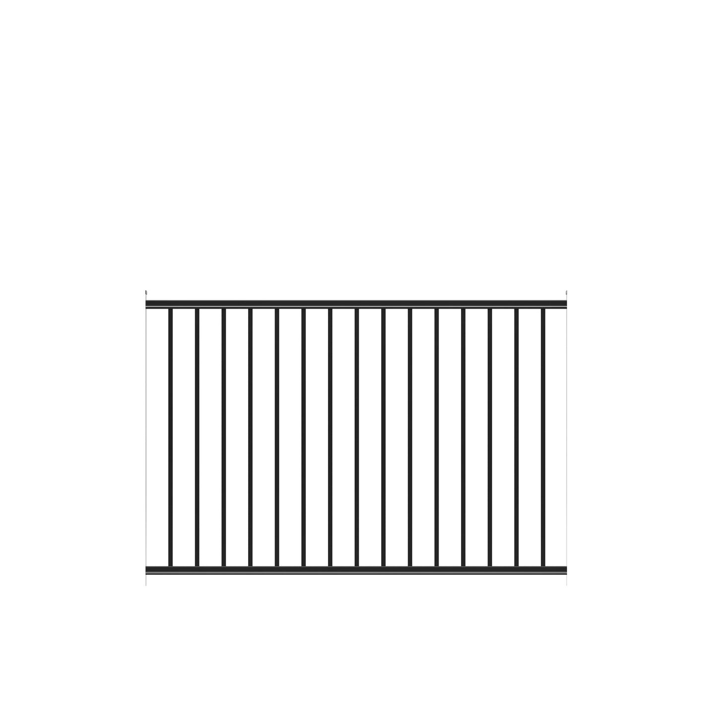 Bedrock Haven Series - Fence Panel - 4' x 6' - ActiveYards - Black