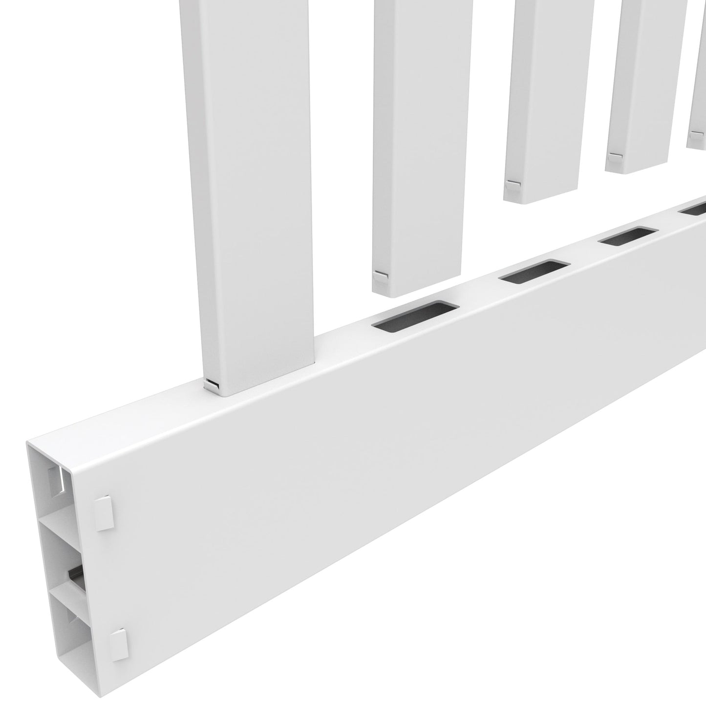 Silverbell Haven Series - Fence Panel - 4' x 8' - ActiveYards - White