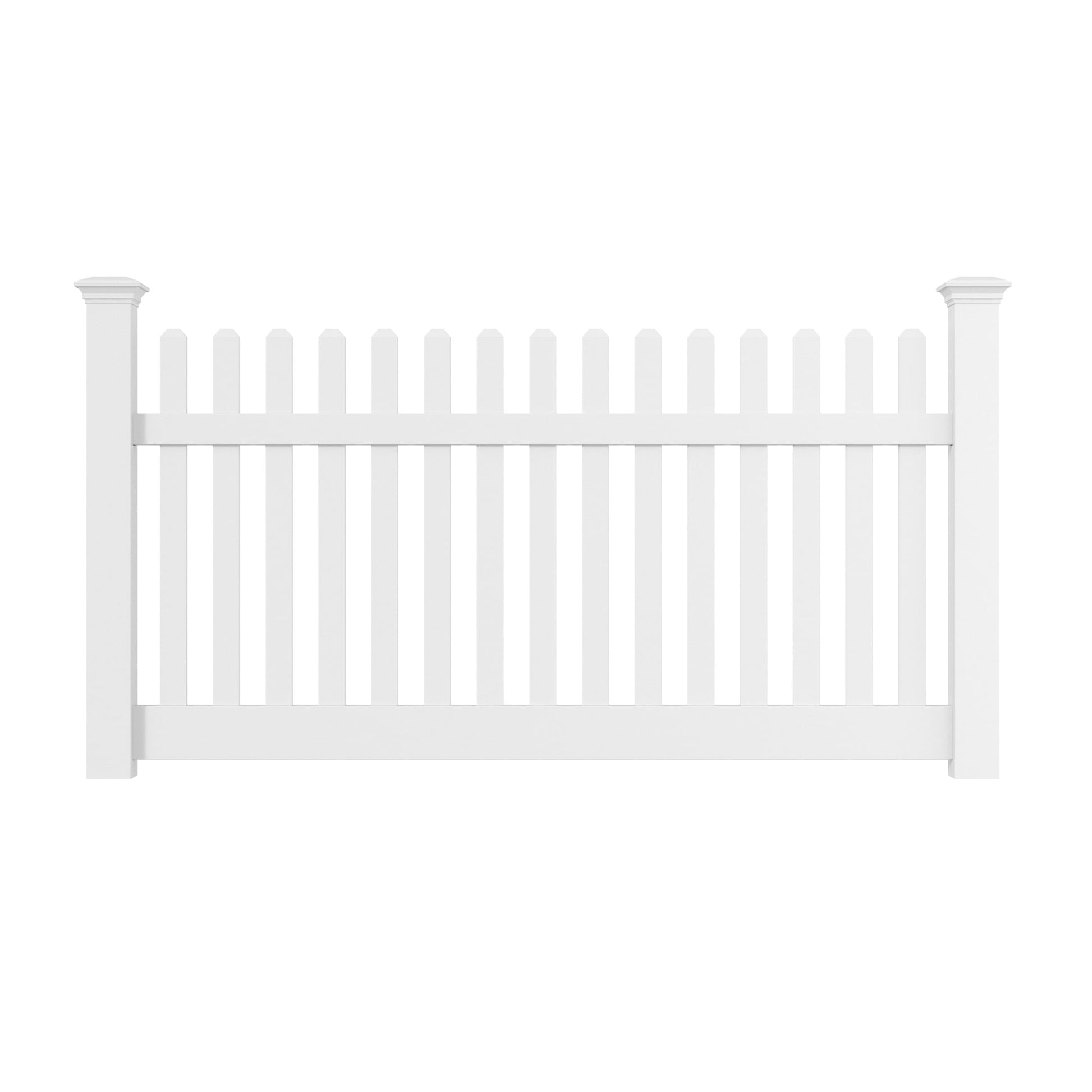 Silverbell Haven Series - Fence Panel - 4' x 8' - ActiveYards - White