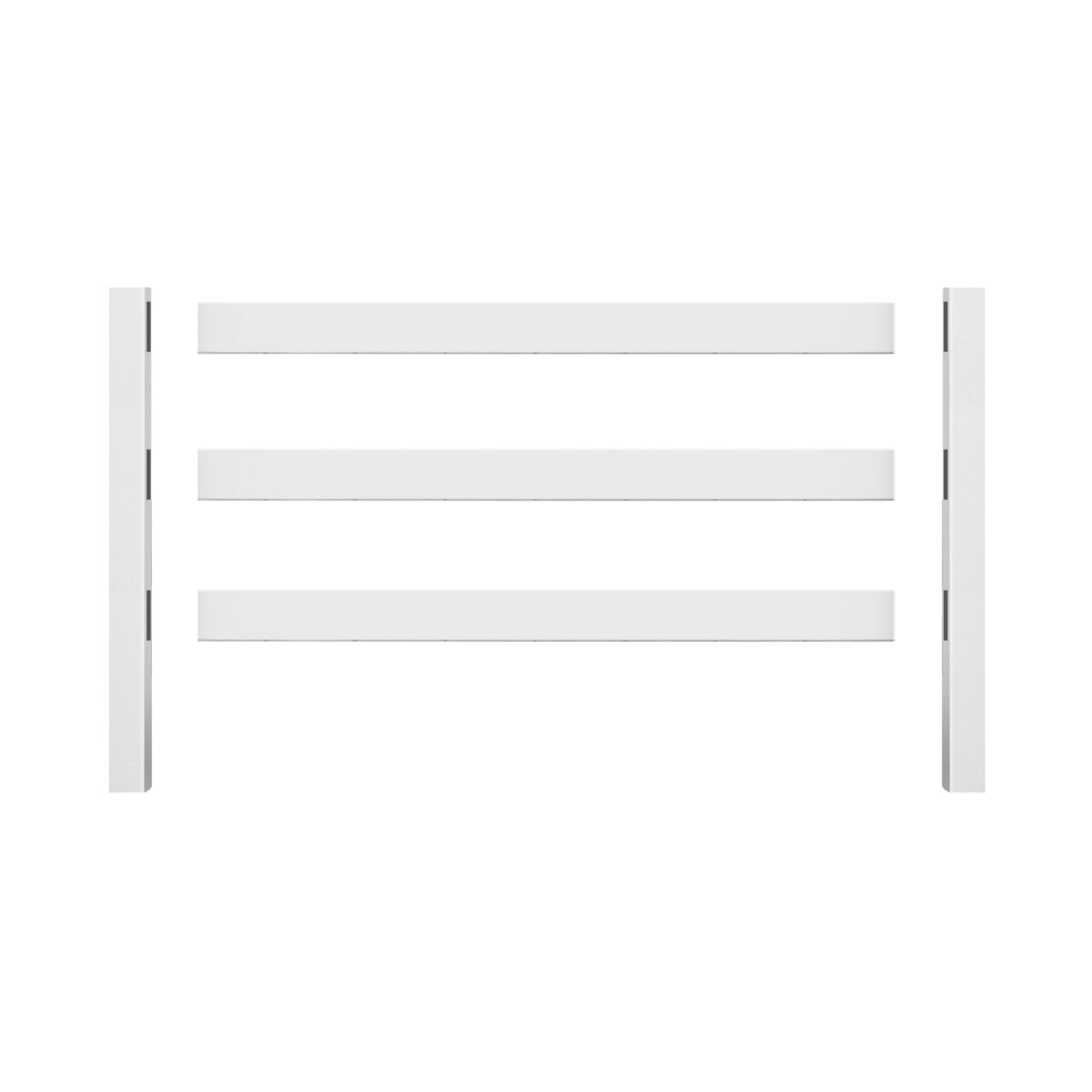 Ranch Rail 3-Rail Haven Series - Each - 1½" x 5½" x 96" - ActiveYards - White