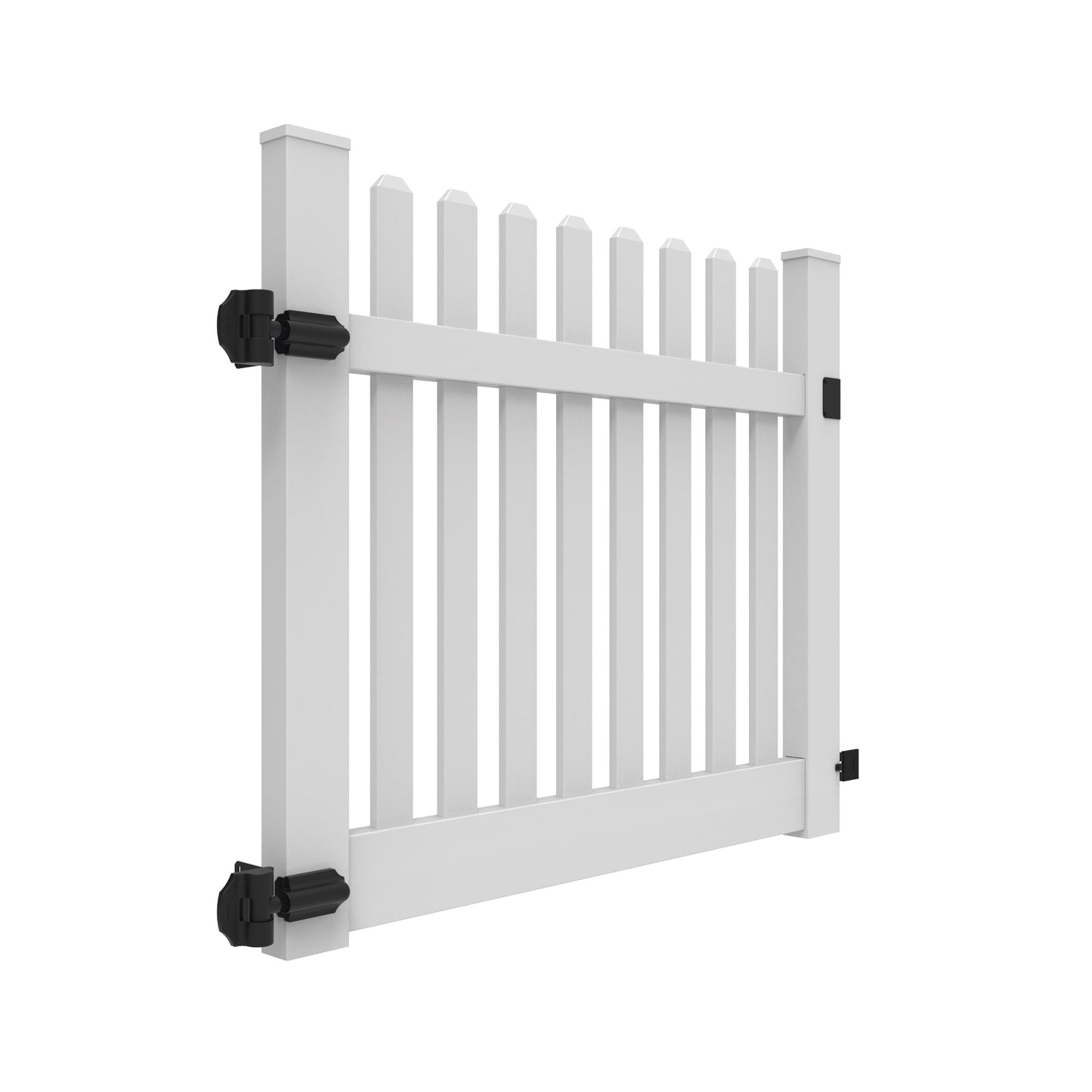 Silverbell Haven Series - Drive Gate - 4' x 58" - ActiveYards - White
