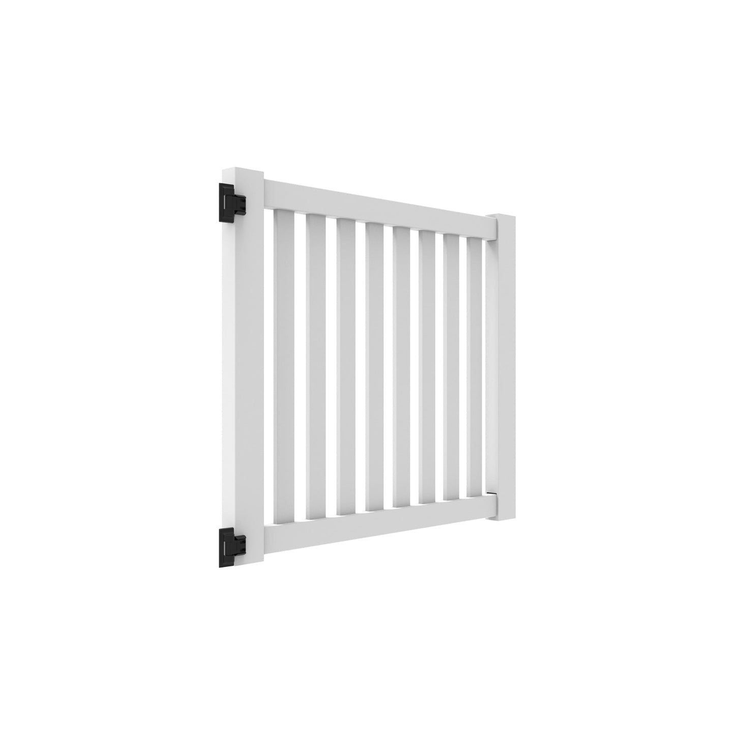 Greenbrier Haven Series - Drive Gate - 4' x 58" - ActiveYards - White