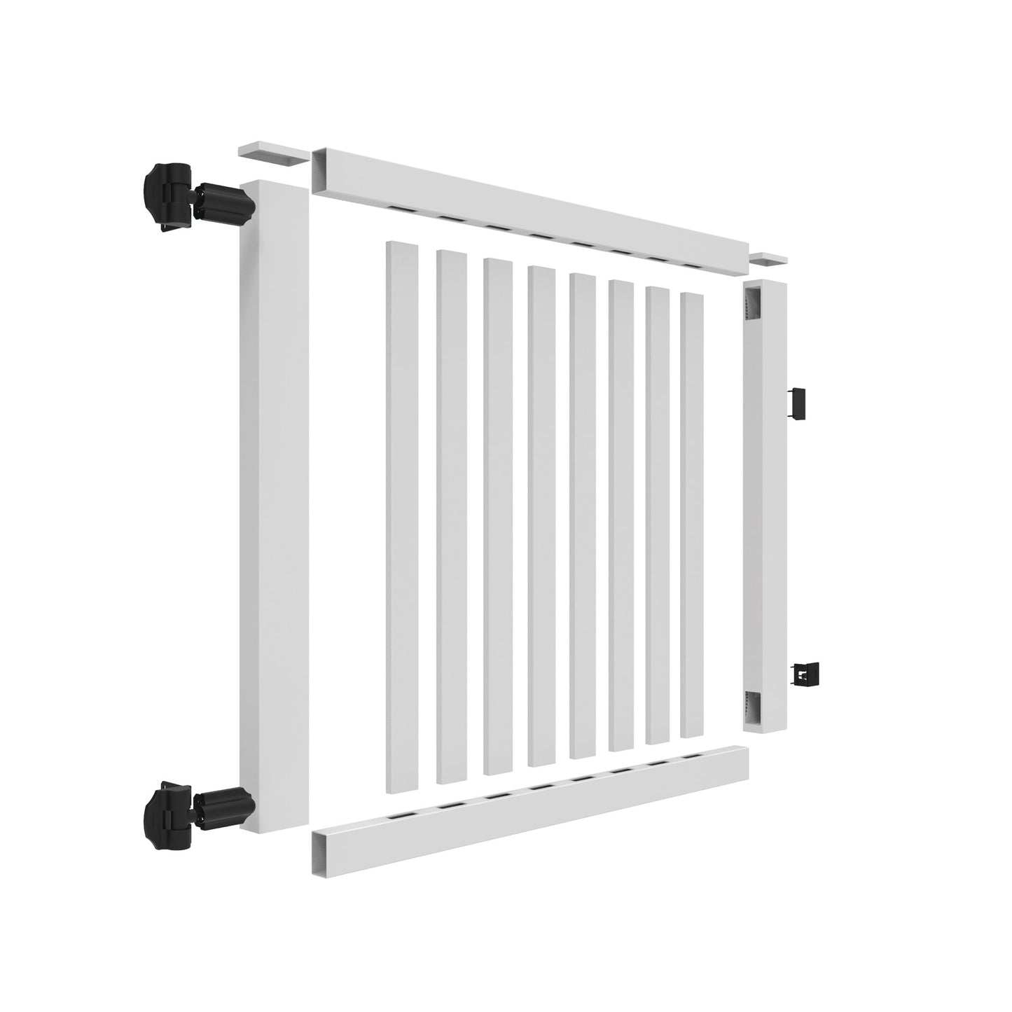 Greenbrier Haven Series - Drive Gate - 4' x 58" - ActiveYards - White