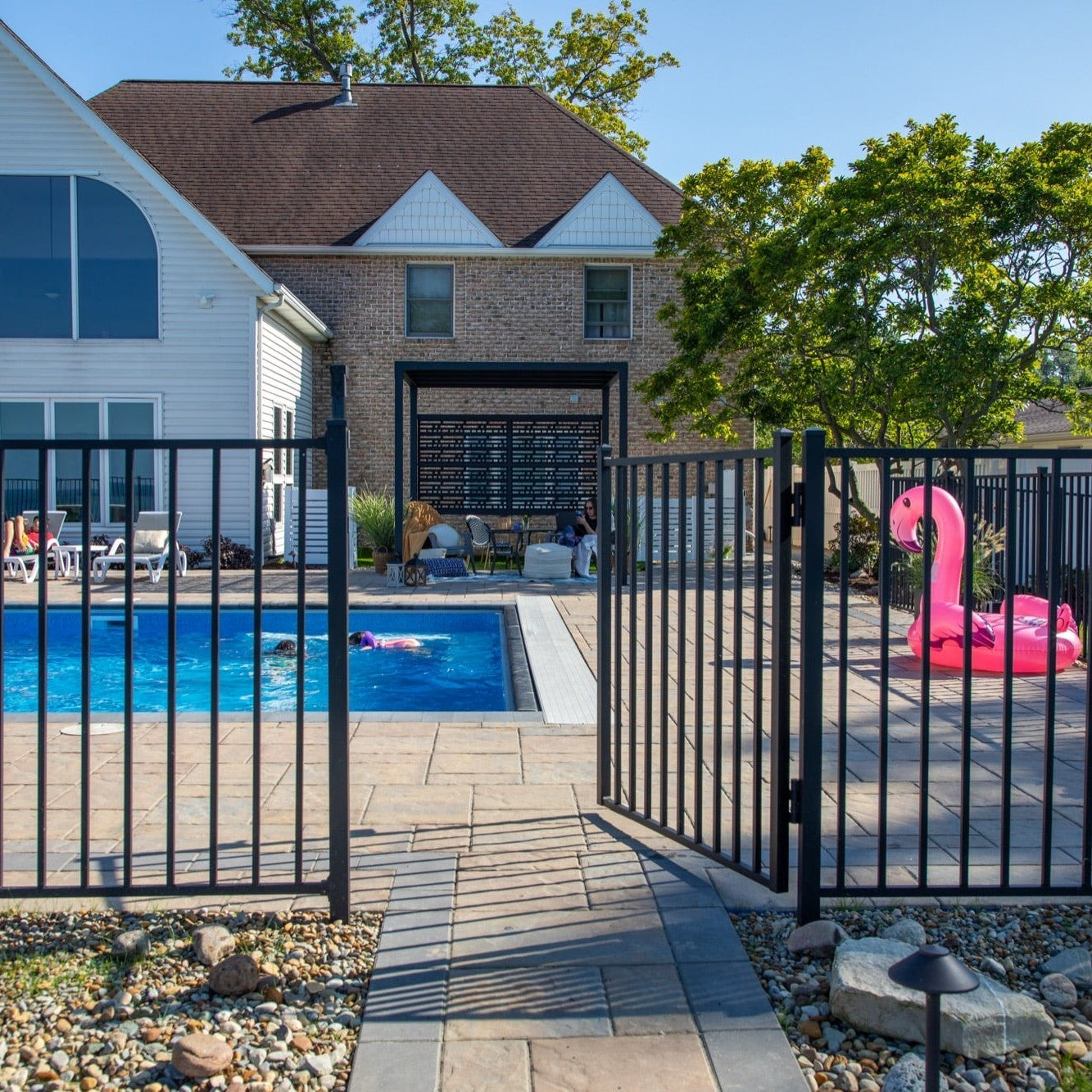 Bedrock Home Series - Fence Panel - 4' x 6' - ActiveYards - Black