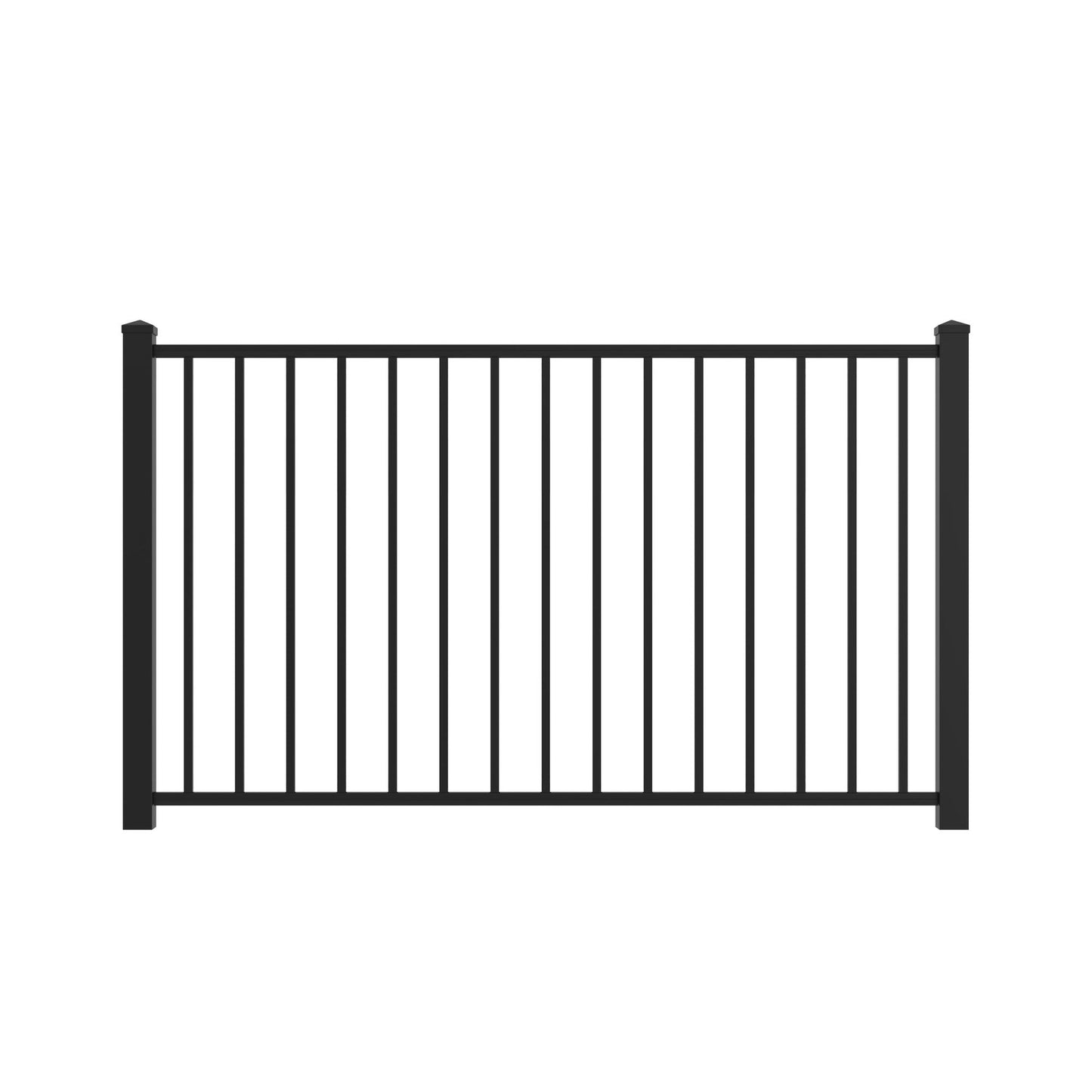 Bedrock Home Series - Fence Panel - 4' x 6' - ActiveYards - Black