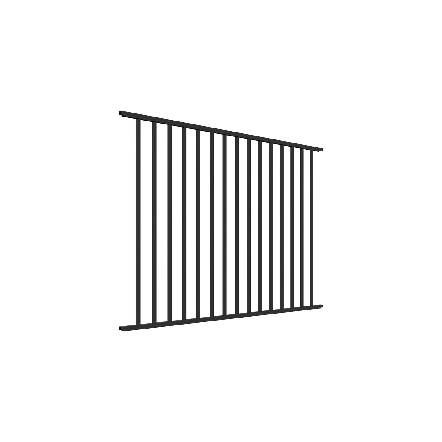 Bedrock Home Series - Fence Panel - 4' x 6' - ActiveYards - Black