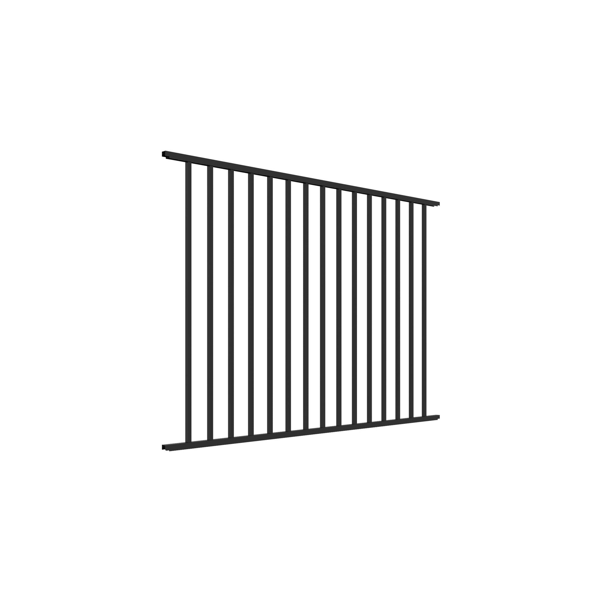 Bedrock Home Series - Fence Panel - 4' x 6' - ActiveYards - Black