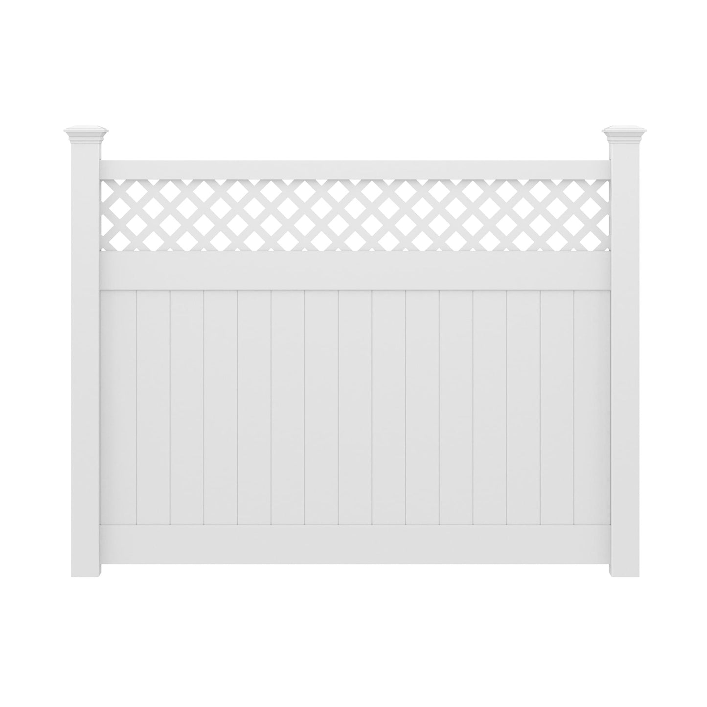 Arrowwood Home Series - Fence Panel - 6' x 8' - ActiveYards - White