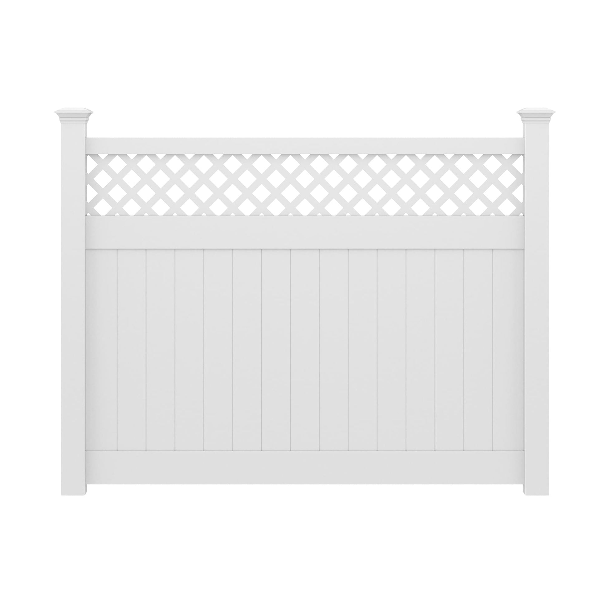 Arrowwood Home Series - Fence Panel - 6' x 8' - ActiveYards - White