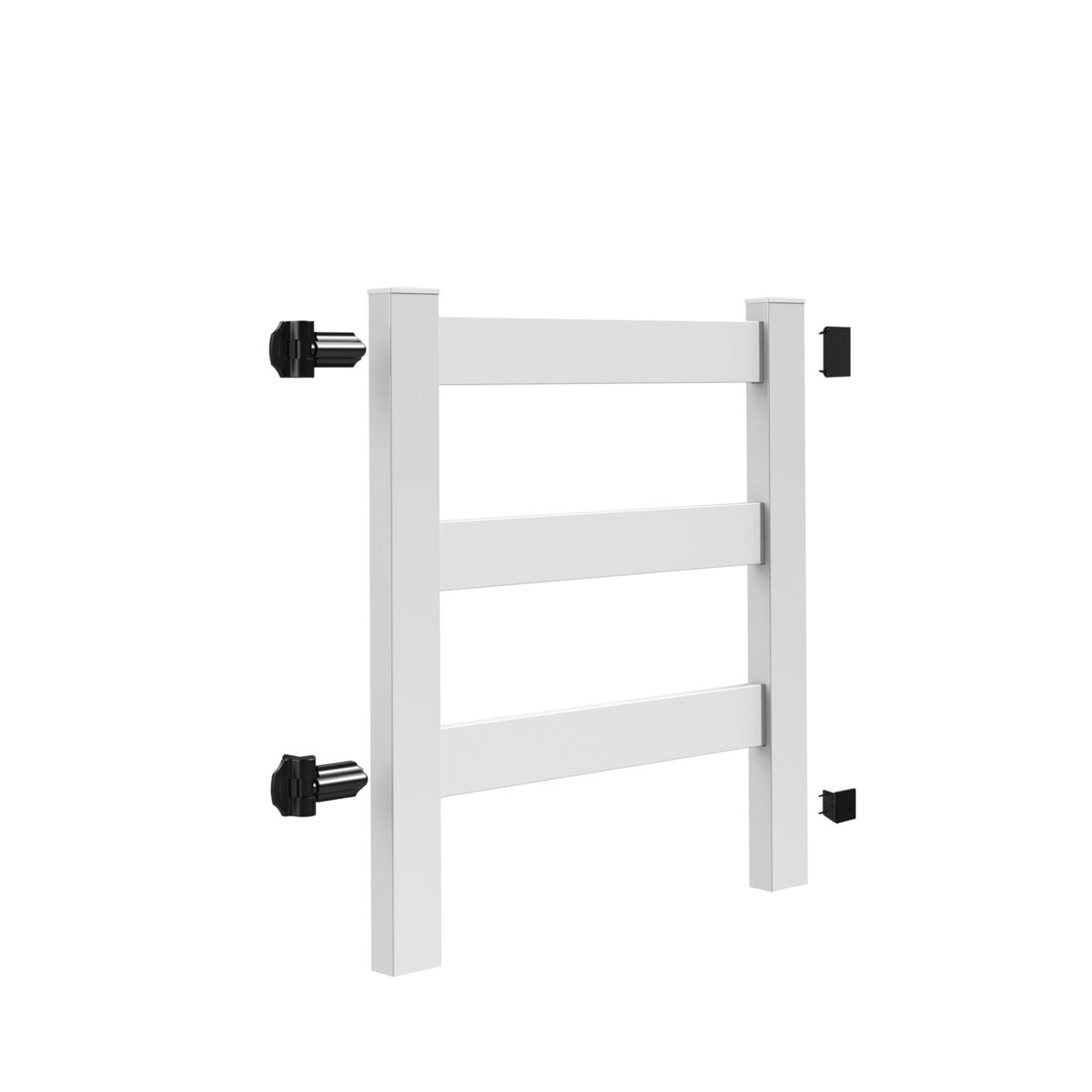 Ranch Rail 3-Rail Haven Series - Walk Gate - 46" - ActiveYards - White