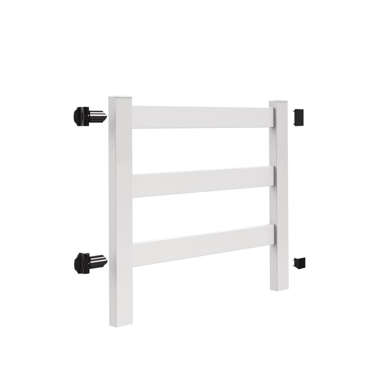 Ranch Rail 3-Rail Haven Series - Walk Gate - 58" - ActiveYards - White