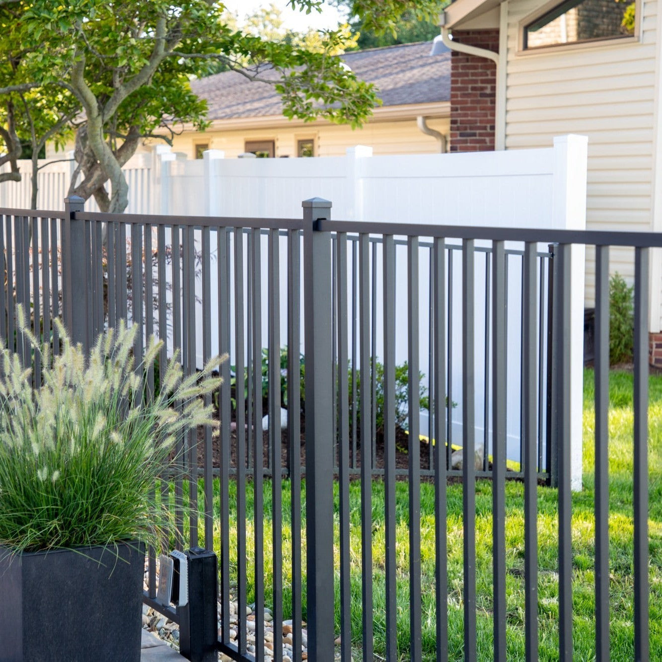Bedrock Home Series - Fence Panel - 4' x 6' - ActiveYards - Black