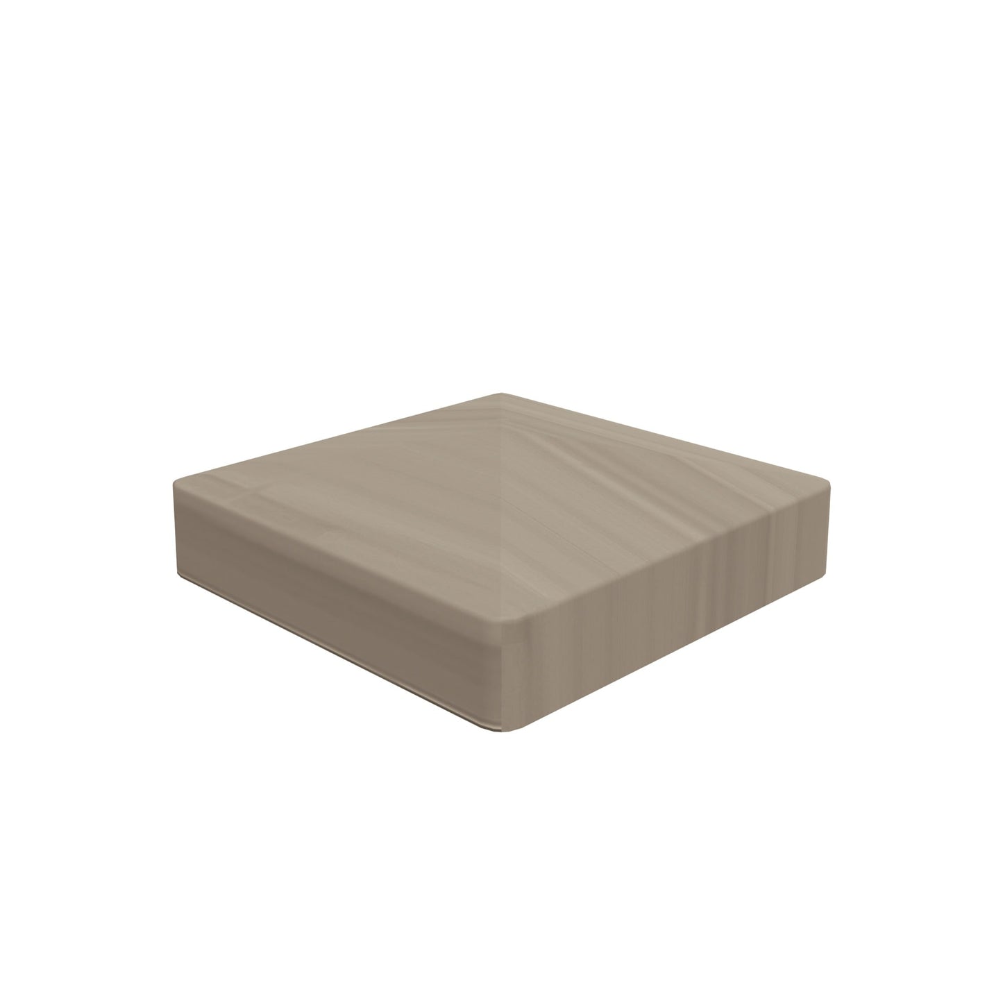 Pyramid Post Cap - 5" x 5" - ActiveYards - Clay