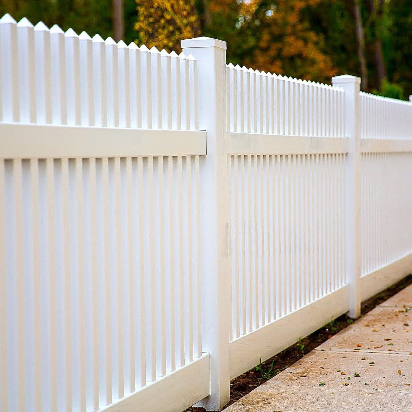 Chestnut Haven Series - Fence Panel - 4' x 8' - ActiveYards - White