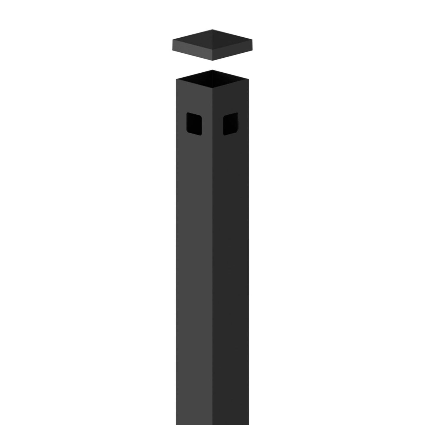 Corner Post - 2½" x 2½" x 70" (E) - ActiveYards - Black