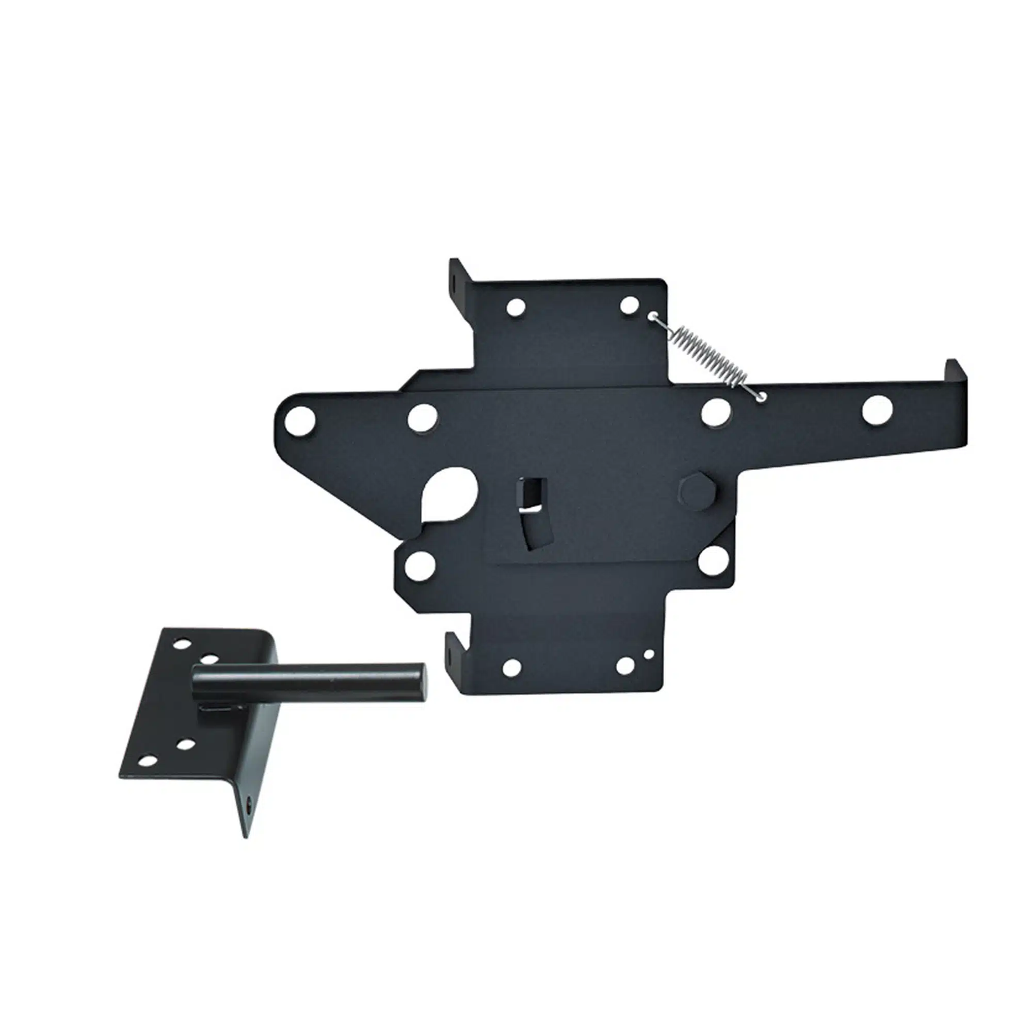Black Standard Gate Latch With Bent Handle - Vinyl Gate