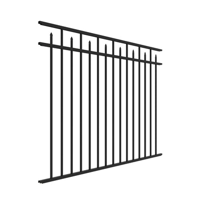 Amethyst DR Harbor Series - Fence Panel - 4½' x 6' Drop Rail - ActiveYards - Black