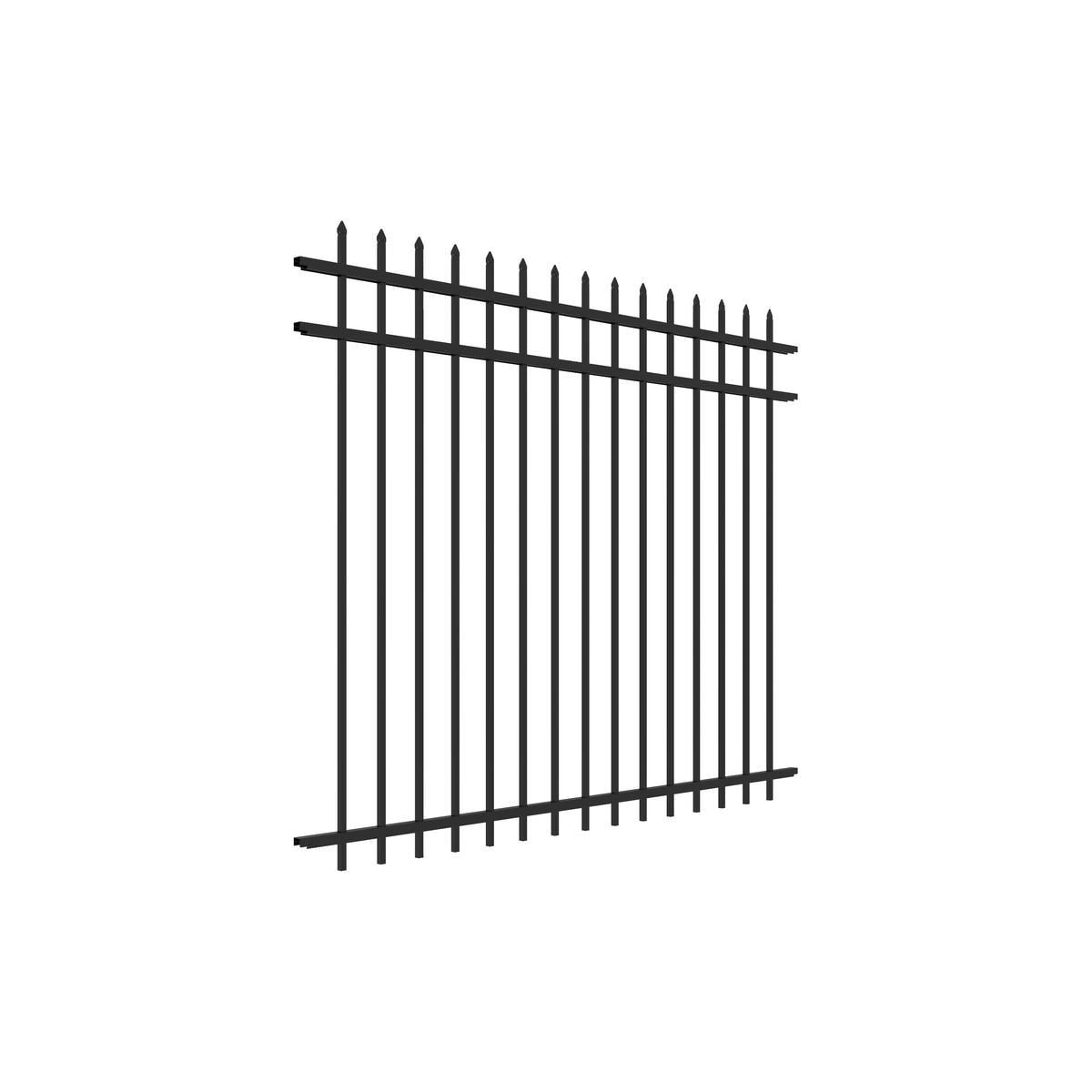 Marble Harbor Series - Fence Panel - 5' x 6' - ActiveYards - Black