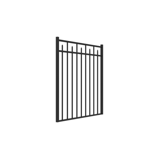 Amethyst DR Harbor Series - Straight Gate - 4½' x 4' - ActiveYards - Black