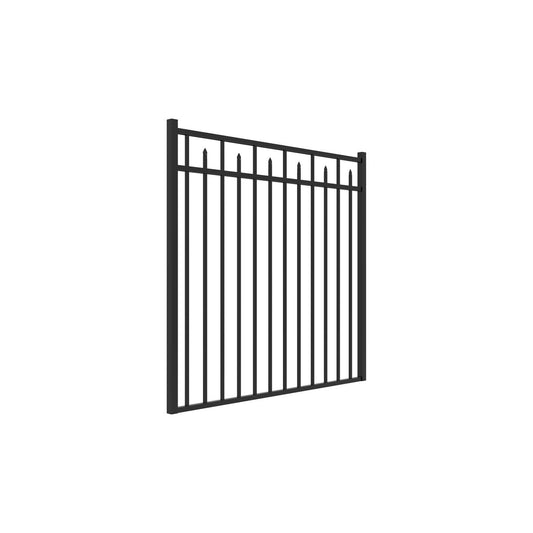 Amethyst DR Harbor Series - Straight Gate - 4½' x 5' - ActiveYards - Black