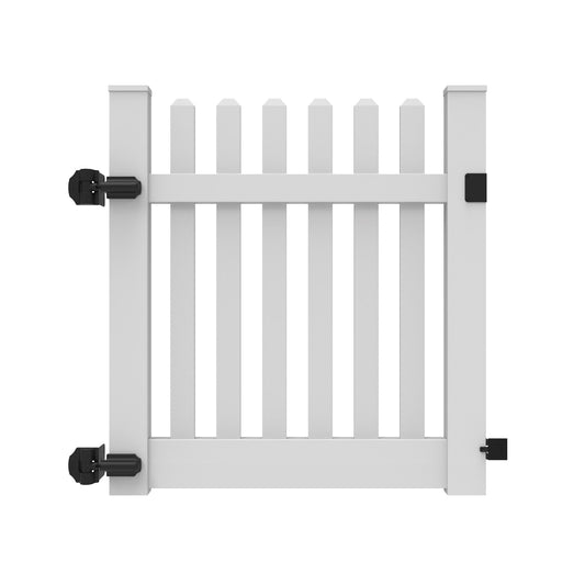 Silverbell Haven Series - Walk Gate - 4' x 46" - ActiveYards - White