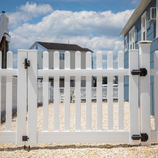 Silverbell Haven Series - Drive Gate - 4' x 58" - ActiveYards - White