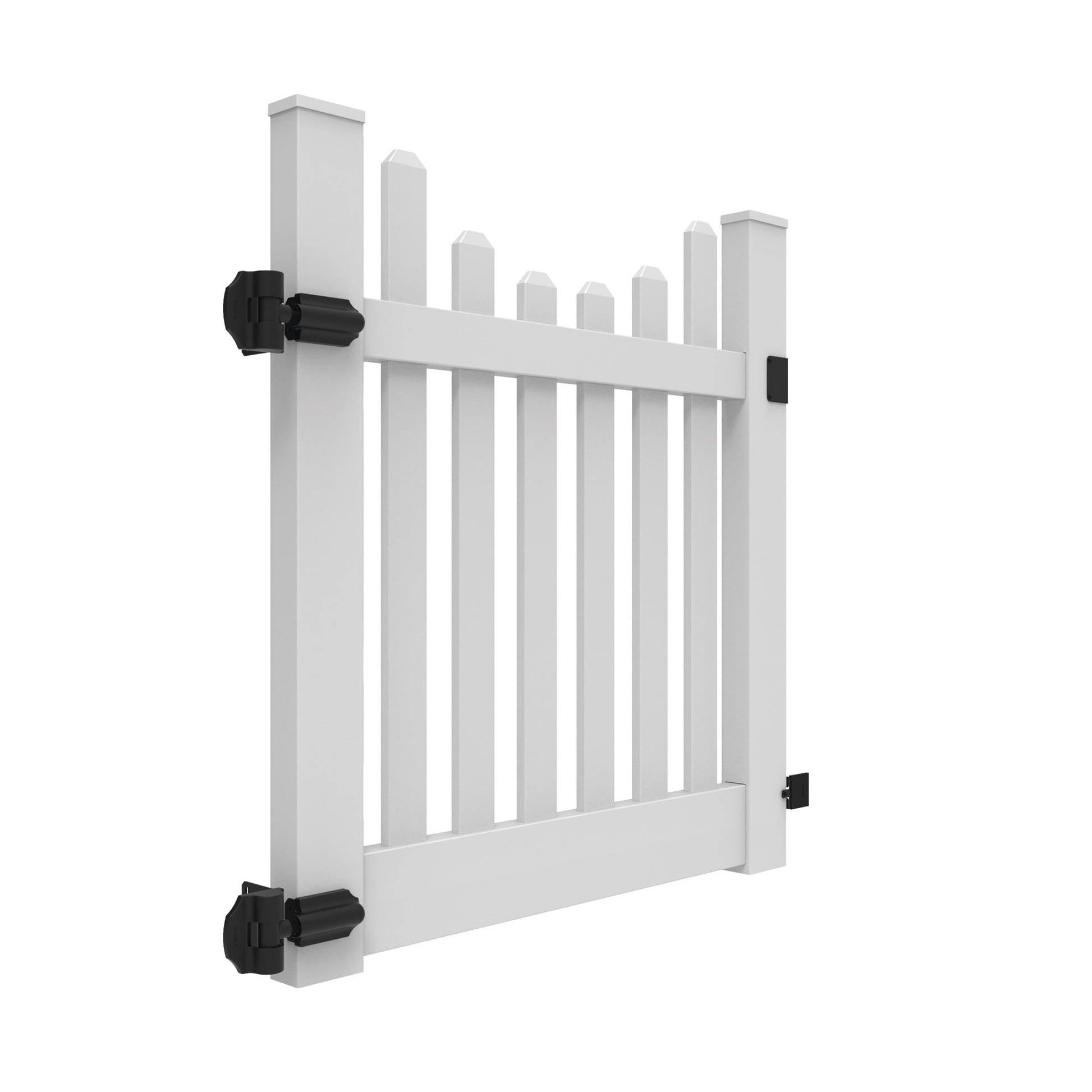 Silverbell Scallop Haven Series - Walk Gate - 4' x 46" - ActiveYards - White