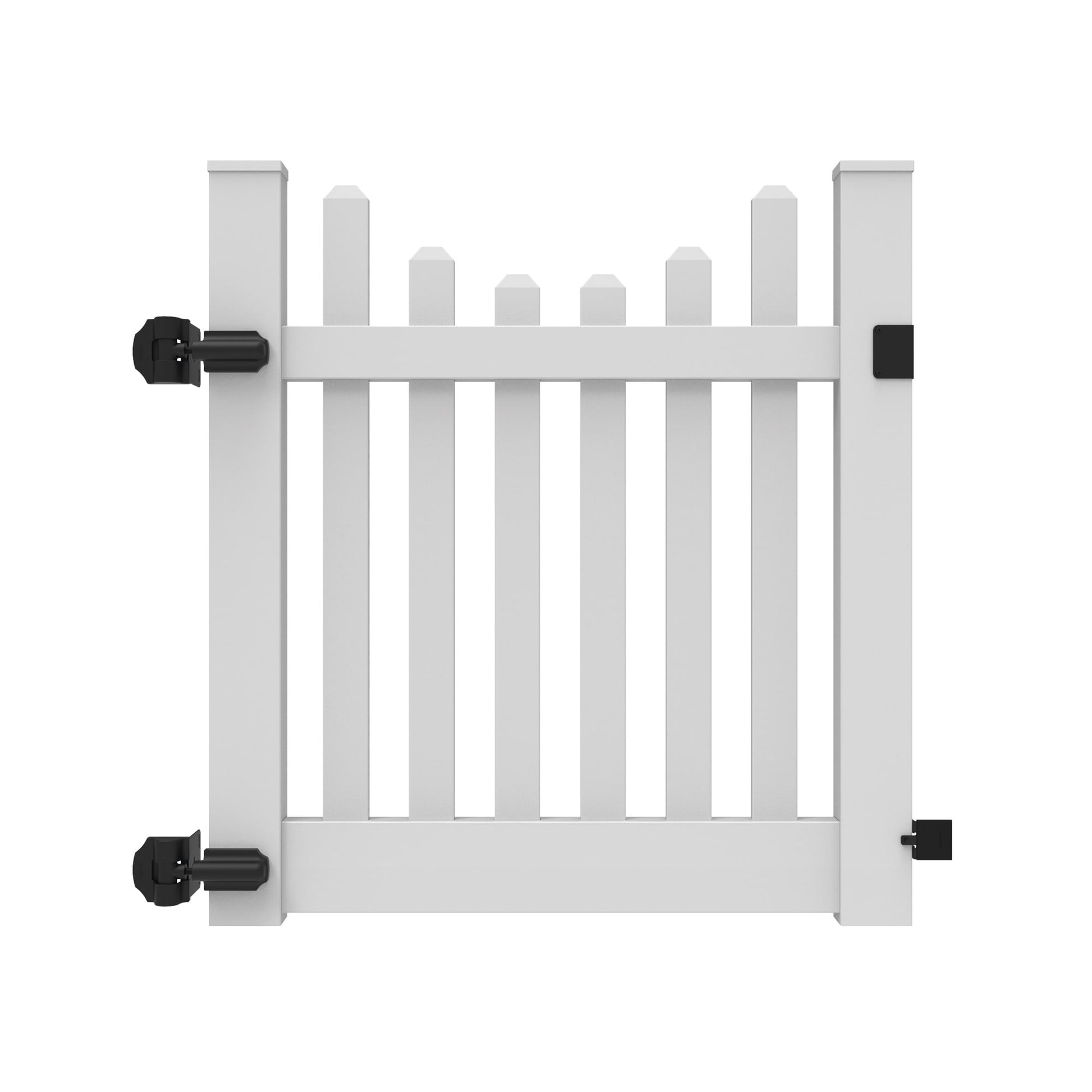Silverbell Scallop Haven Series - Walk Gate - 4' x 46" - ActiveYards - White