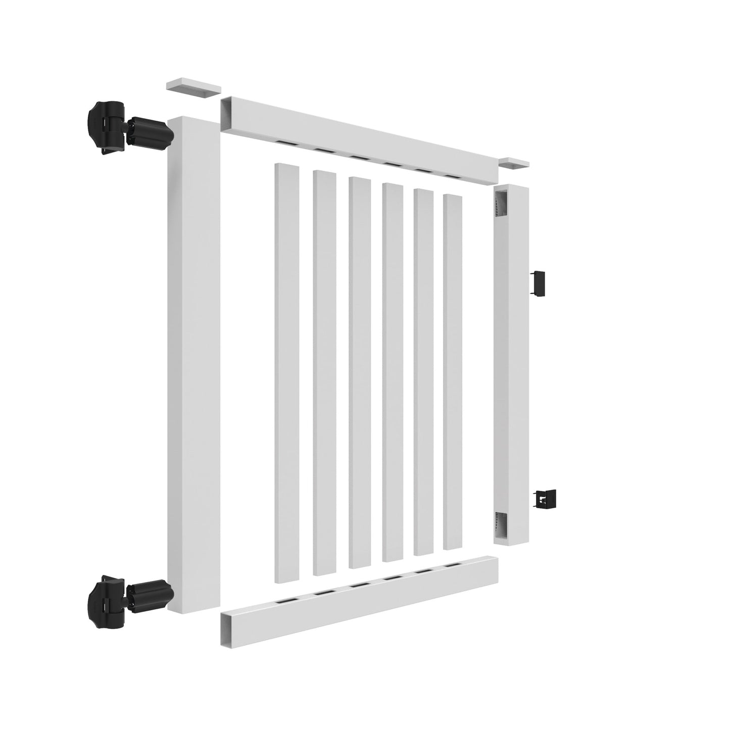 Greenbrier Haven Series - Walk Gate - 4' x 46" - ActiveYards - White