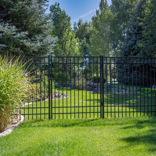 Granite Home Series - Fence Panel - 4' x 6' - ActiveYards - Black