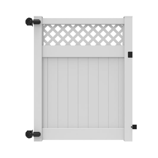 Arrowwood Home Series - Drive Gate - 6' x 58" - ActiveYards - White