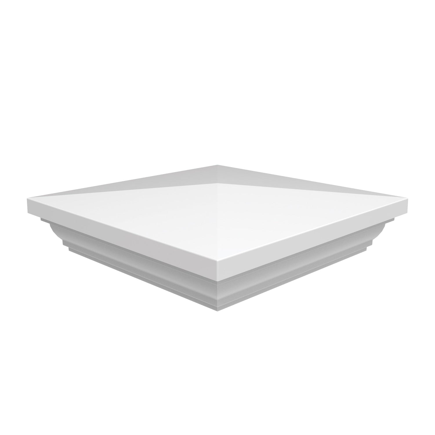 New England Post Cap - 5" x 5" - ActiveYards - White