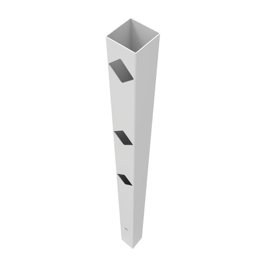 End/Gate Post - Diamond Ranch Rail 3-Rail - 5" x 5" x 84" - ActiveYards - White