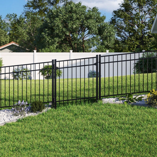 Granite Harbor Series - Fence Panel - 4' x 6' - ActiveYards - Black