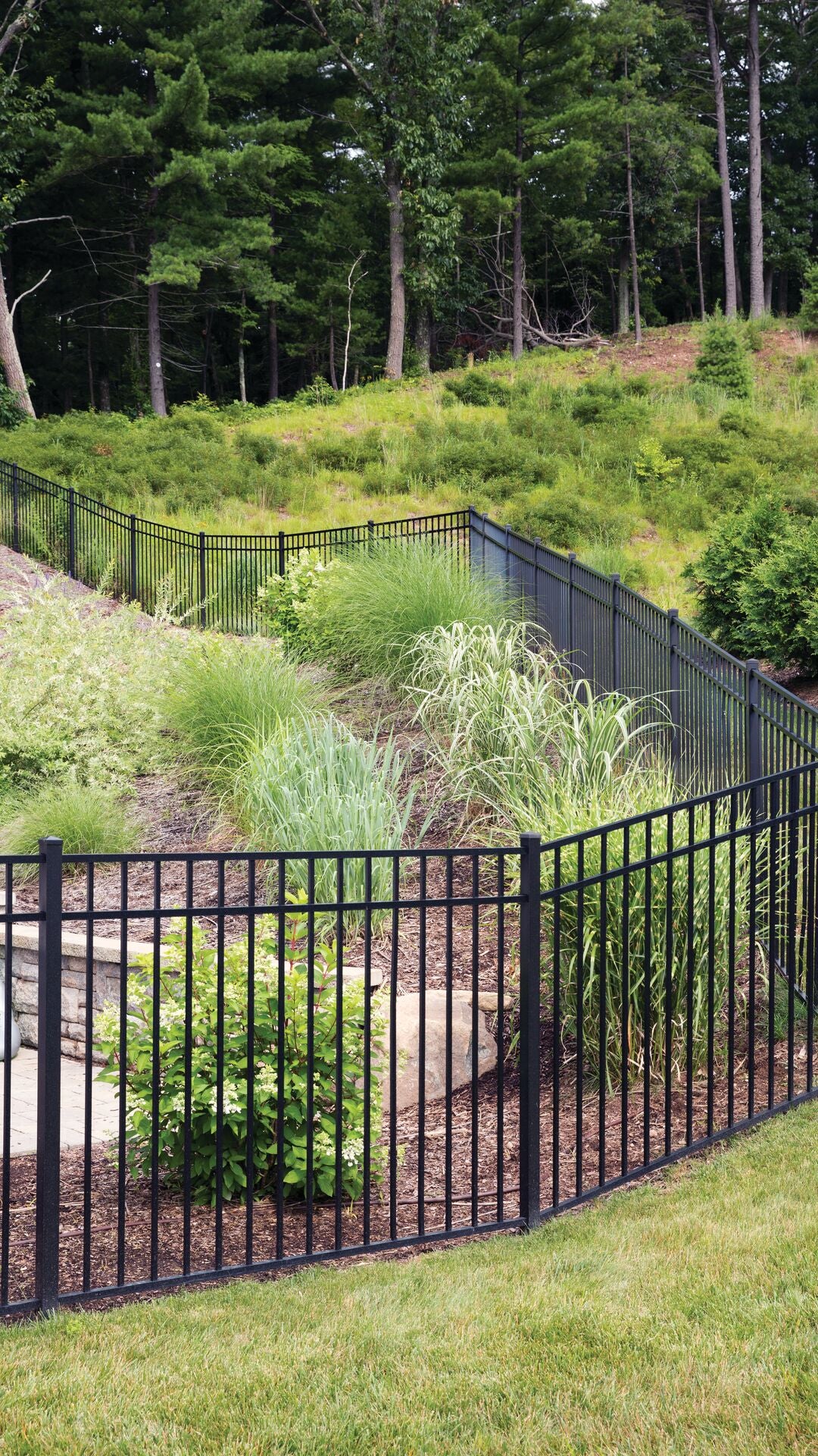 Guardian DR Classic Series - Fence Panel - 4½' x 6' Drop Rail Classic  (1"x1" Square Rails, 5/8"x5/8" Pickets, 2"x2" Posts)