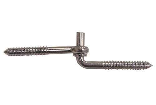 Screw Hook & Eye Hinge Set - 5/8" (B) - Zinc - BOL Hardware - Unknown