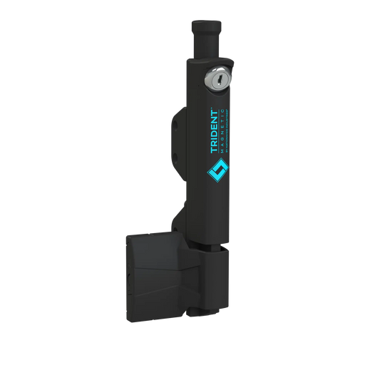 10" Short Black Trident Latch - Aluminum or Vinyl Gate